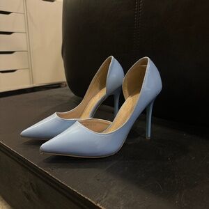 Dusty Blue Heels